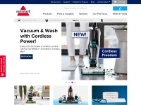 Desktop screenshot for bissell.com