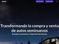 Desktop screenshot for kavak.com