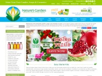 Desktop screenshot for naturesgardencandles.com