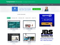 Desktop screenshot for templateism.com