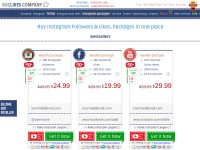 Desktop screenshot for soclikes.com