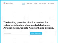 Desktop screenshot for spokenlayer.com