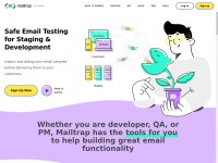 Desktop screenshot for mailtrap.io