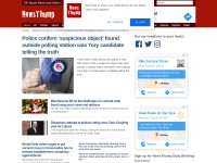 Desktop screenshot for newsthump.com