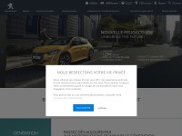 Desktop screenshot for peugeot.fr