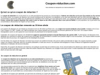Desktop screenshot for coupon-reduction.com