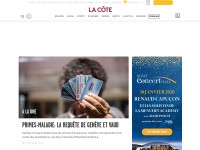 Screenshot of lacote.ch