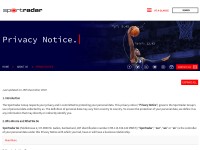 Desktop screenshot for sportradarserving.com