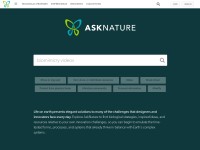 Desktop screenshot for asknature.org