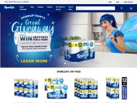 Desktop screenshot for sparkletowels.com