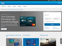 Desktop screenshot for citibankonline.com