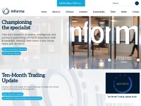 Desktop screenshot for informa.com