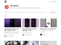 Desktop screenshot for uxplanet.org