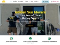 Screenshot of goldensunmovers.com