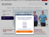 Desktop screenshot for realadvantagenutrients.com