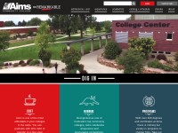 Desktop screenshot for aims.edu