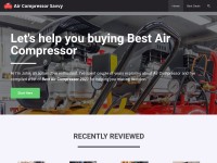 Desktop screenshot for aircompressorsavvy.com