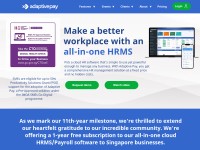 Screenshot of adaptivepay.com.sg