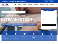 Desktop screenshot for cetpainfotech.com