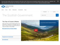 Desktop screenshot for gov.scot