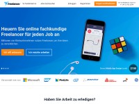 Desktop screenshot for freelancer.de