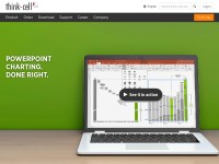 Desktop screenshot for think-cell.com