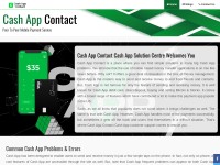 Desktop screenshot for cashappscontact.com