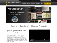 Desktop screenshot for usnameplate.com