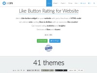 Desktop screenshot for likebtn.com