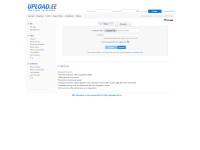 Desktop screenshot for upload.ee