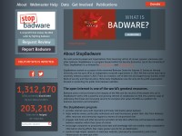 Desktop screenshot for stopbadware.org