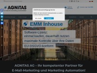 Desktop screenshot for agnitas.de