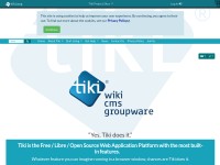 Desktop screenshot for tiki.org