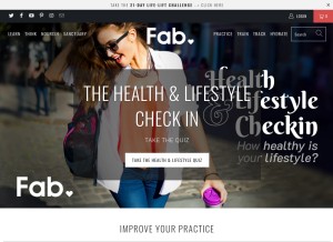 How fab.com looks like on a tablet such as an iPad.