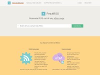 Desktop screenshot for fetchrss.com