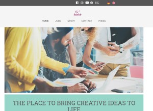 How fabfab.net looks like on a tablet such as an iPad.