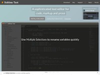 Desktop screenshot for sublimetext.com
