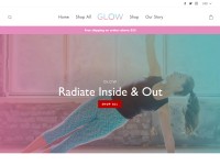 Desktop screenshot for wearglow.com