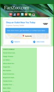 How factzoo.com looks like on a mobile device such as an iPhone.