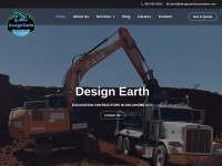 Desktop screenshot for designearthexcavation.com