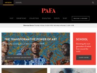 Desktop screenshot for pafa.org