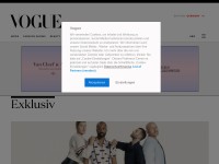 Desktop screenshot for vogue.de