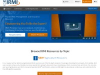 Desktop screenshot for irmi.com