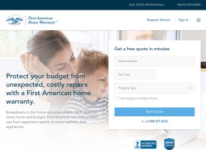 How fahw.com looks like on a tablet such as an iPad.