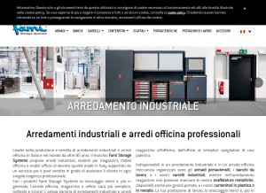 How famispa.it looks like on a tablet such as an iPad.