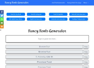 How fancy-fonts.netstudy.in looks like on a tablet such as an iPad.