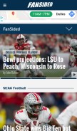 How fansided.com looks like on a mobile device such as an iPhone.