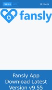 How fanslyapp.net looks like on a mobile device such as an iPhone.