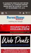 How farmandhomesupply.com looks like on a mobile device such as an iPhone.