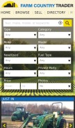 How farmcountrytrader.com looks like on a mobile device such as an iPhone.